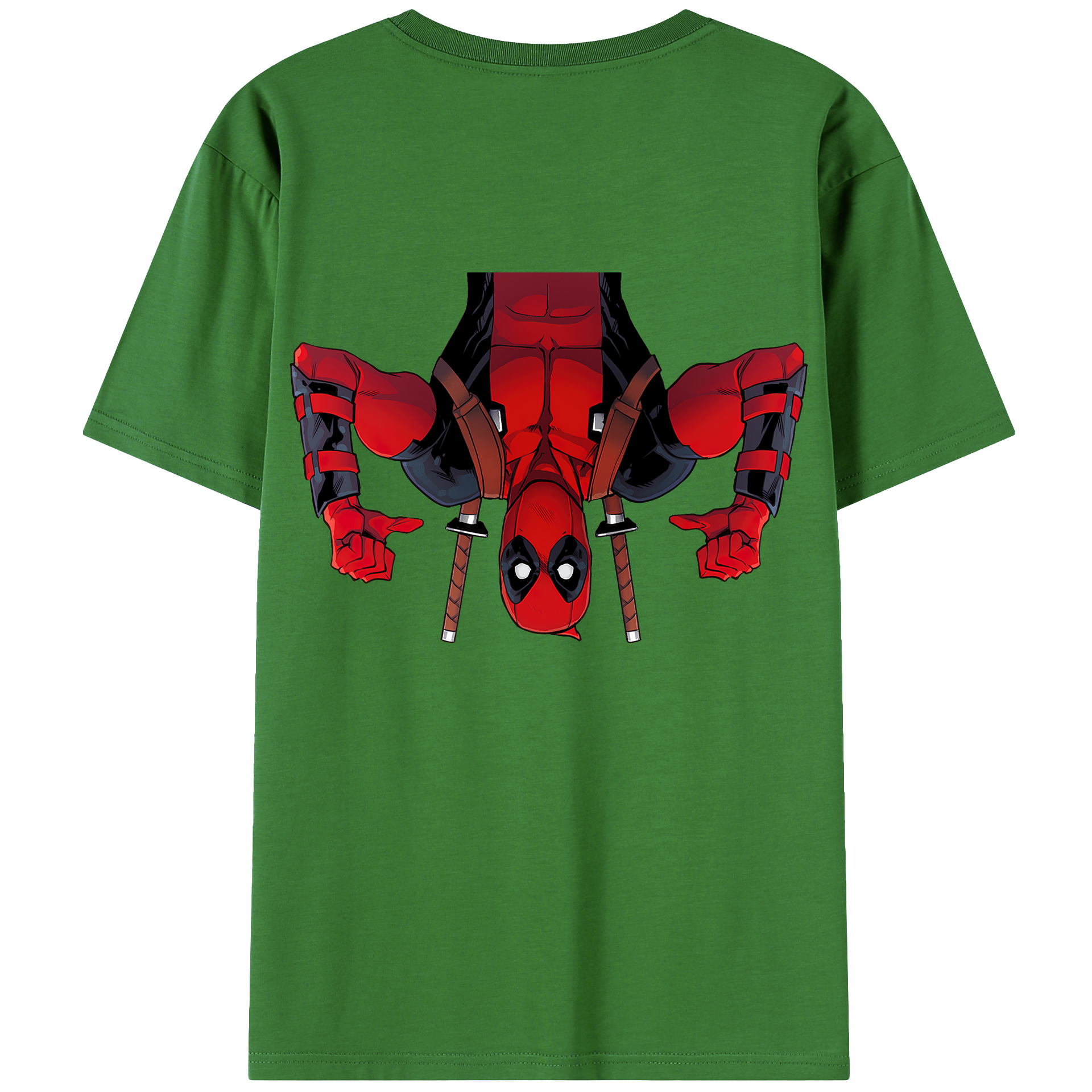 （画像用） Deadpool デッドプール レディース半袖Tシャツ(バックプリント)